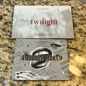BRAND NEW LIMITED EDITION Colourpop palettes (troublemaker and twilight)
